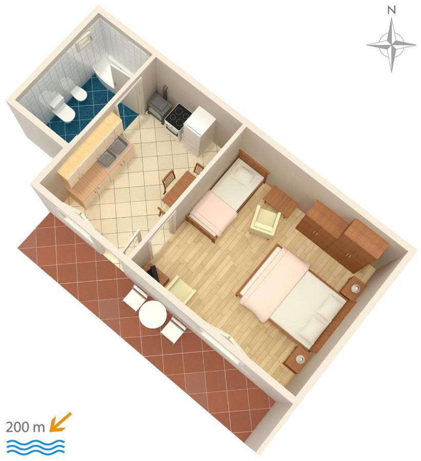Apartments With A Parking Space Novi Vinodolski - 2423 Exteriör bild